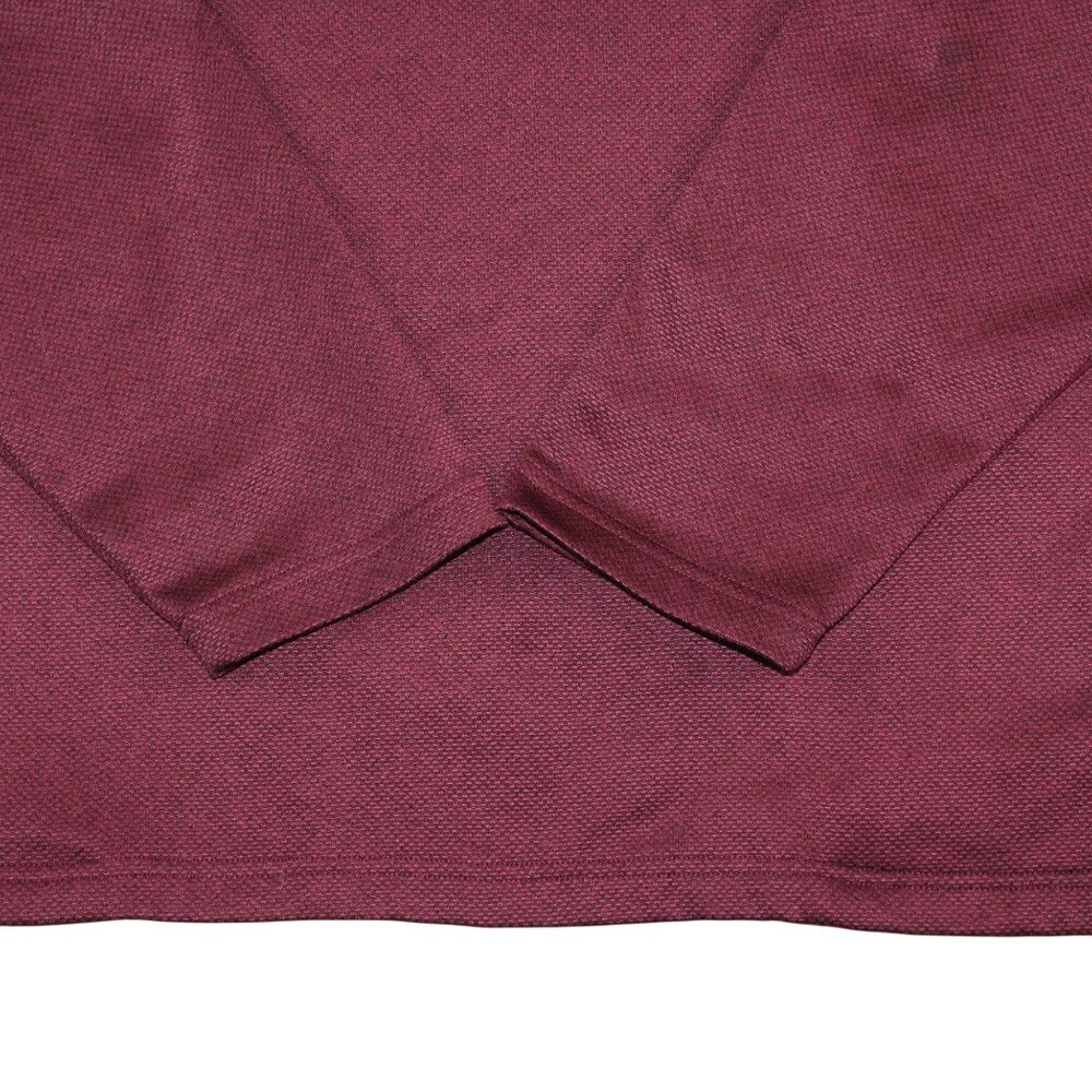 Callaway Golf Mens XL 1/4 Zip Maroon Pullover Side Pocket Jacket Athleisure Wear - Picture 6 of 9